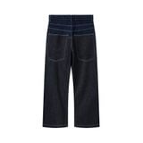  AA DOUBLE WAIST RAW JEANS // INDIGO 