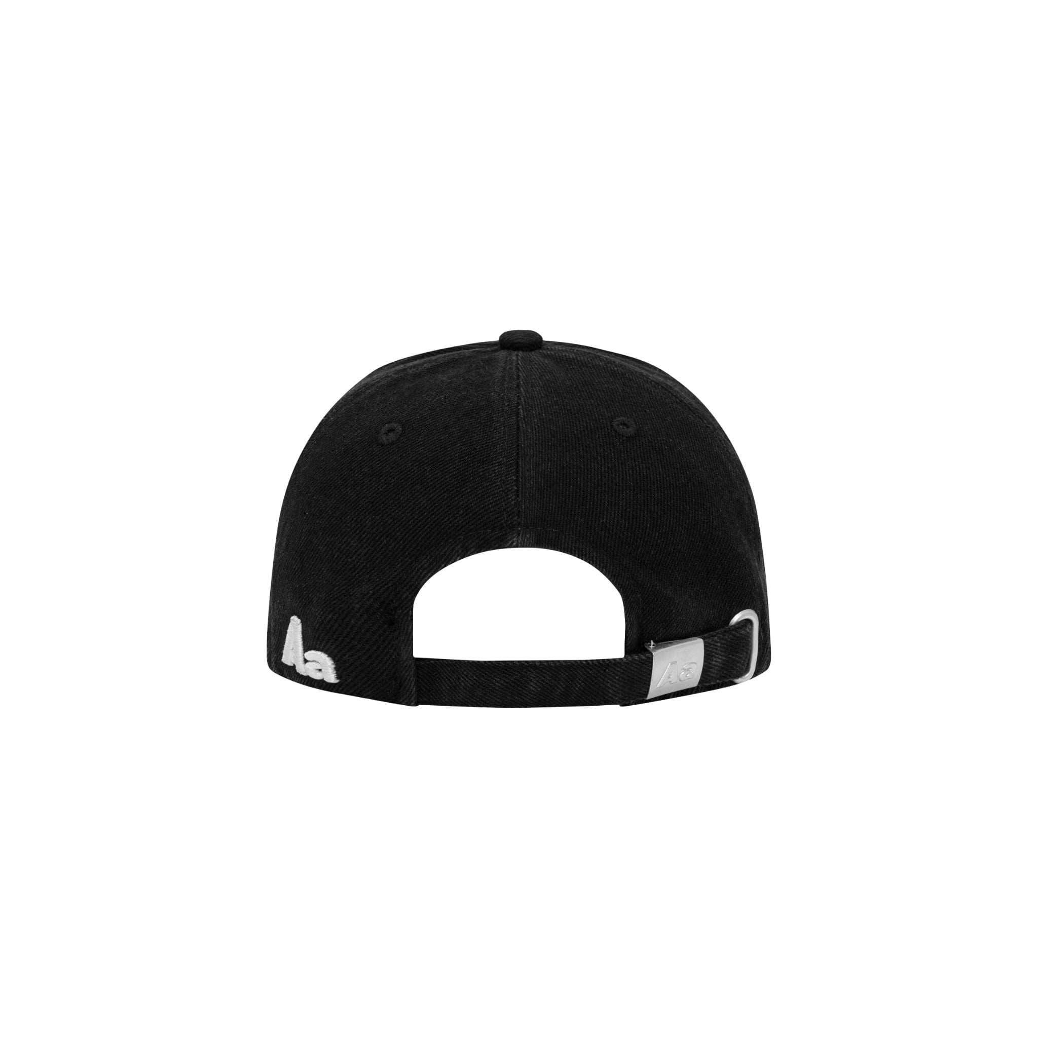  AASTU GARMENT LOGO WASHED CAP // BLACK 