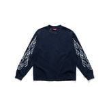  AA FIRE GARMENT WASHED LONG SLEEVE // NAVY 