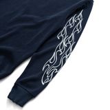  AA FIRE GARMENT WASHED LONG SLEEVE // NAVY 