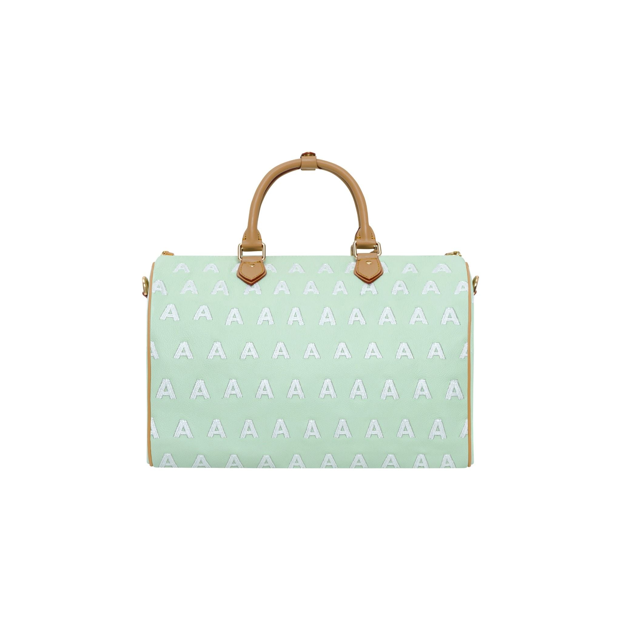  AA EMBROIDERED LOGO BOSTON BAG // MEDIUM 