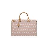  AA EMBROIDERED LOGO BOSTON BAG //  PINK 
