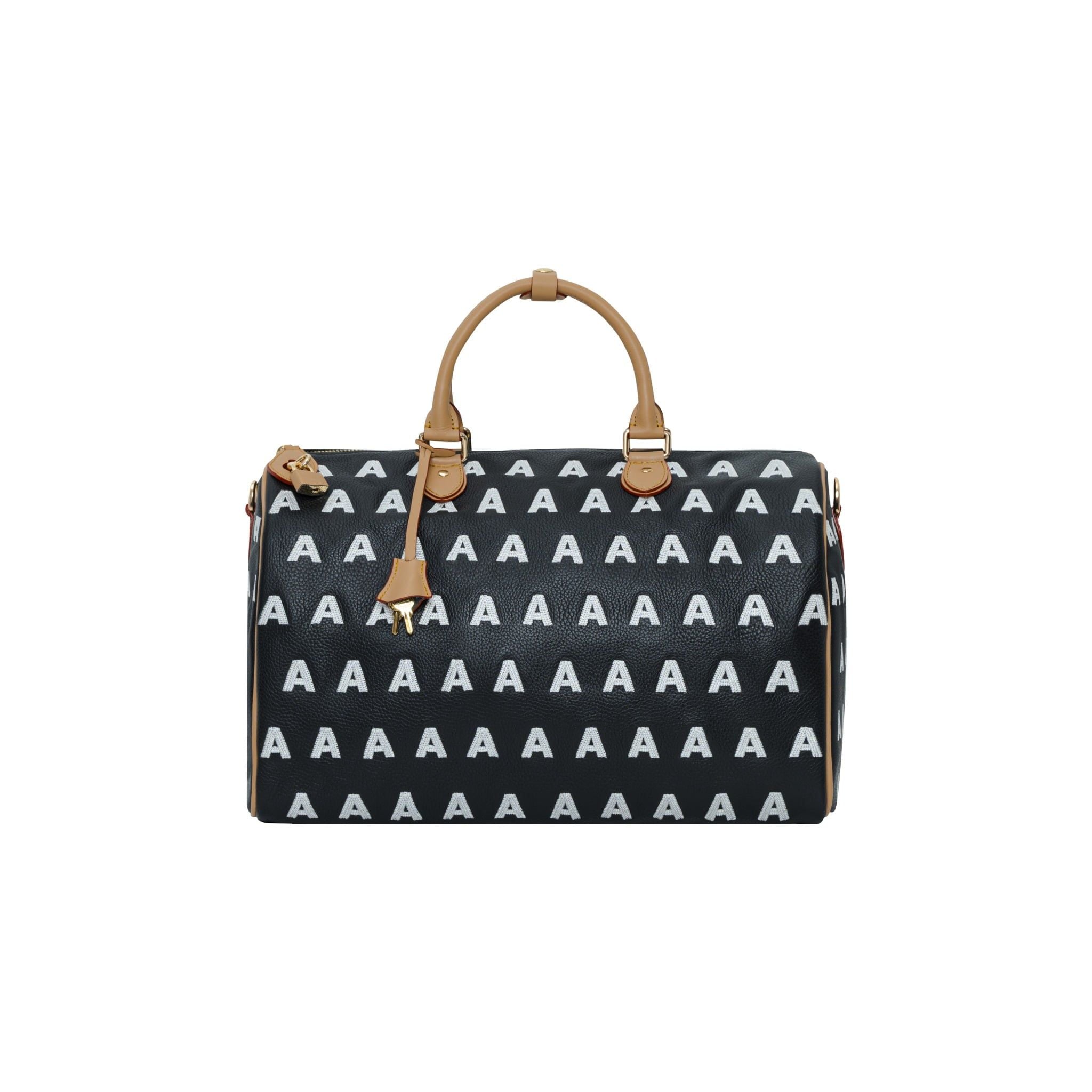  AA EMBROIDERED LOGO BOSTON BAG // MEDIUM 