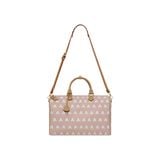  AA EMBROIDERED LOGO BOSTON BAG //  PINK 