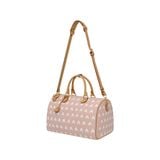  AA EMBROIDERED LOGO BOSTON BAG //  PINK 