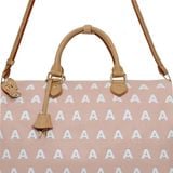  AA EMBROIDERED LOGO BOSTON BAG // MEDIUM 