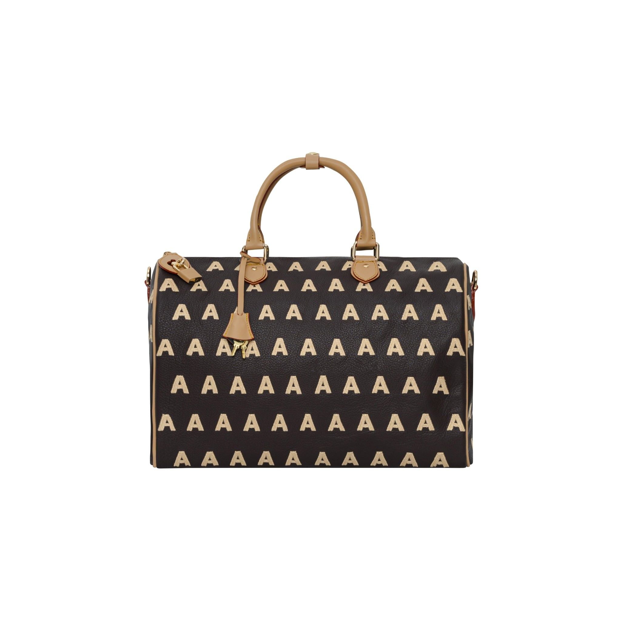  AA EMBROIDERED LOGO BOSTON BAG // SMALL 