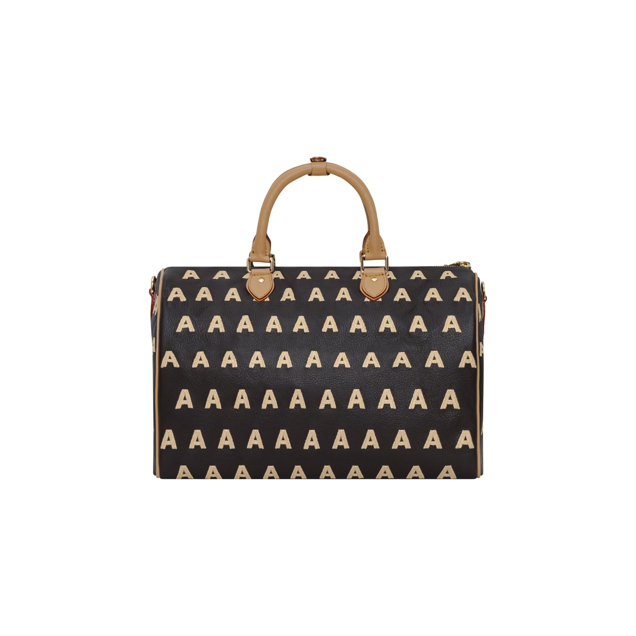  AA EMBROIDERED LOGO BOSTON BAG // SMALL 