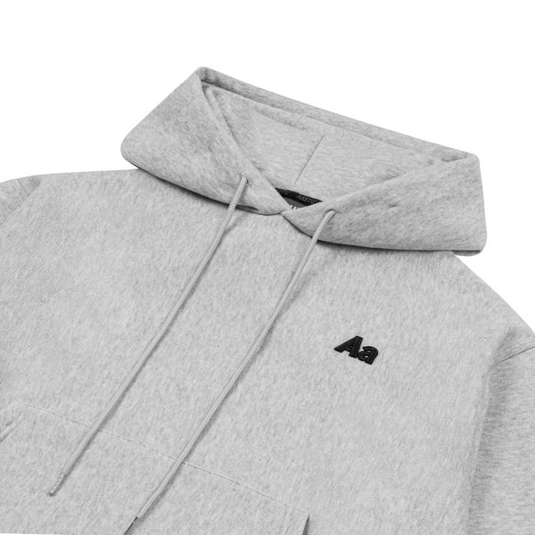  AA ICON FITTED HOODIE // GREY 