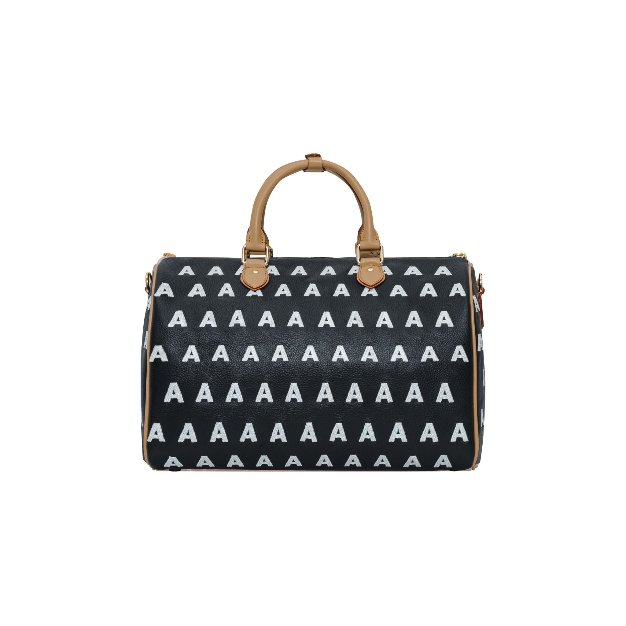  AA EMBROIDERED LOGO BOSTON BAG // MEDIUM 
