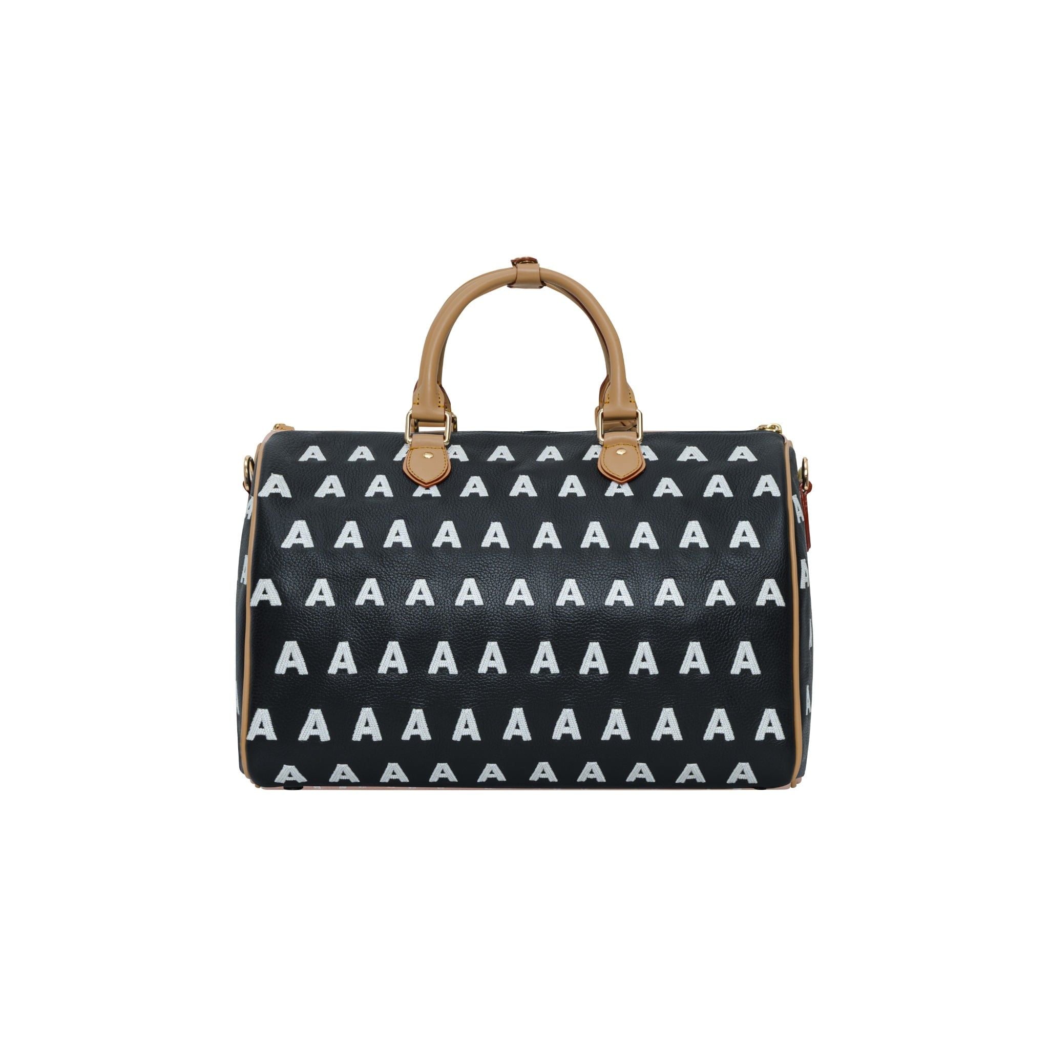  AA EMBROIDERED LOGO BOSTON BAG // SMALL 