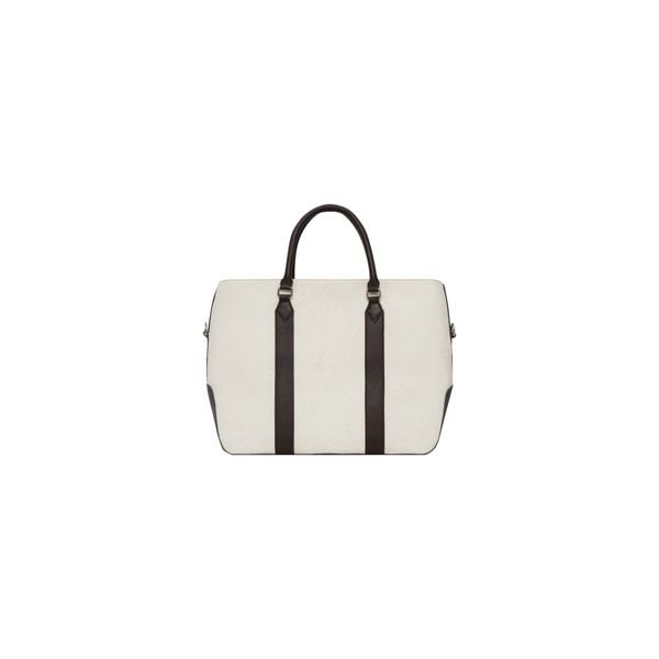  AA CRUST LEATHER BAG // WHITE 