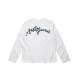  GARMENT WAFFLE LONG SLEEVE // WHITE 