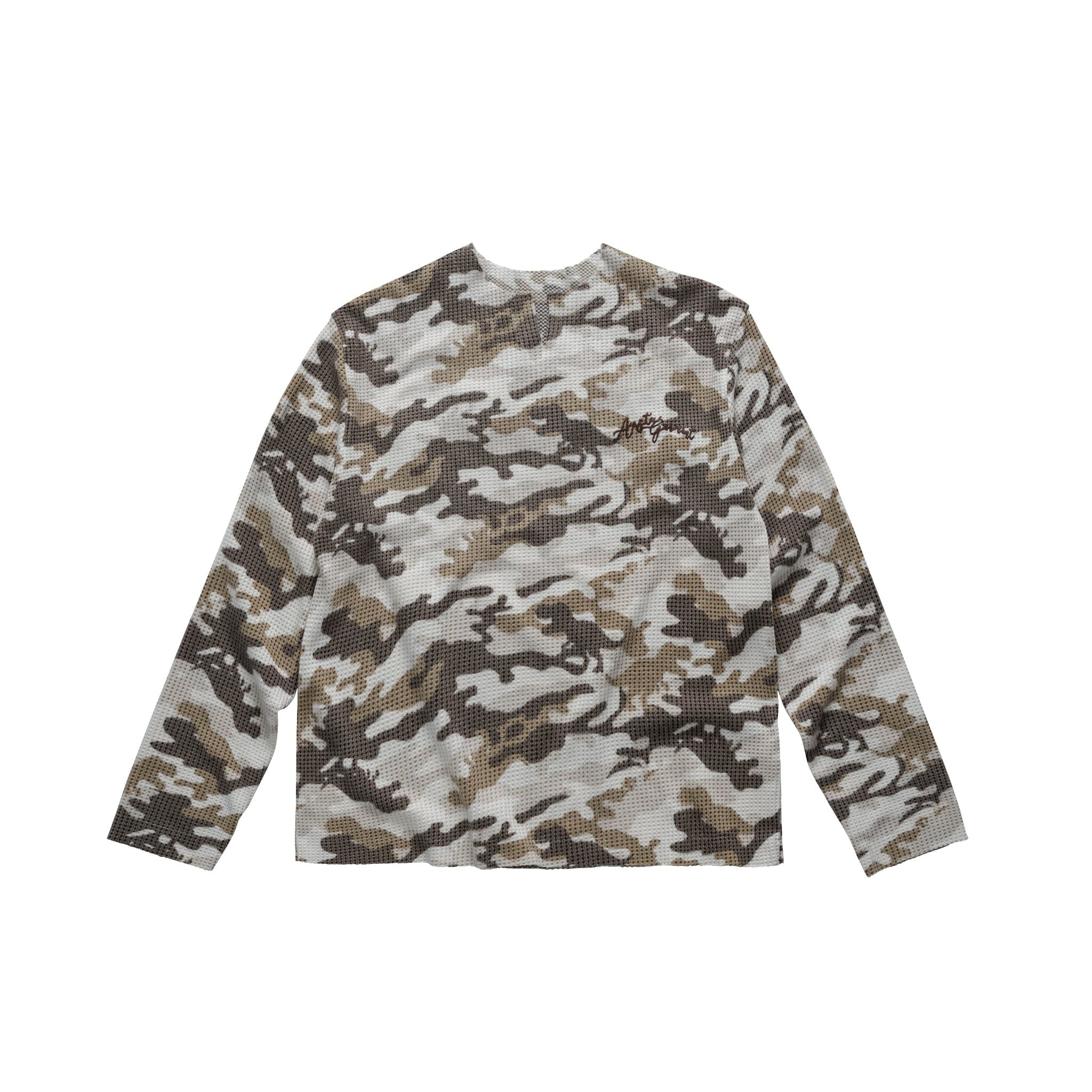  GARMENT WAFFLE LONG SLEEVE // CAMO 