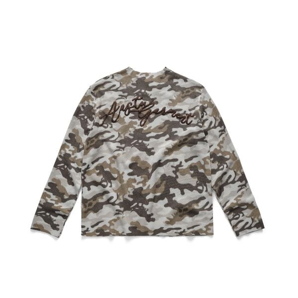  GARMENT WAFFLE LONG SLEEVE // CAMO 