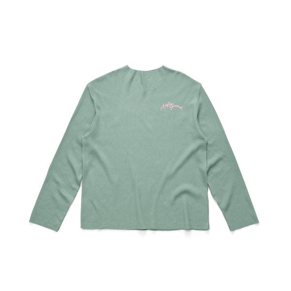  GARMENT WAFFLE LONG SLEEVE // AVOCADO 