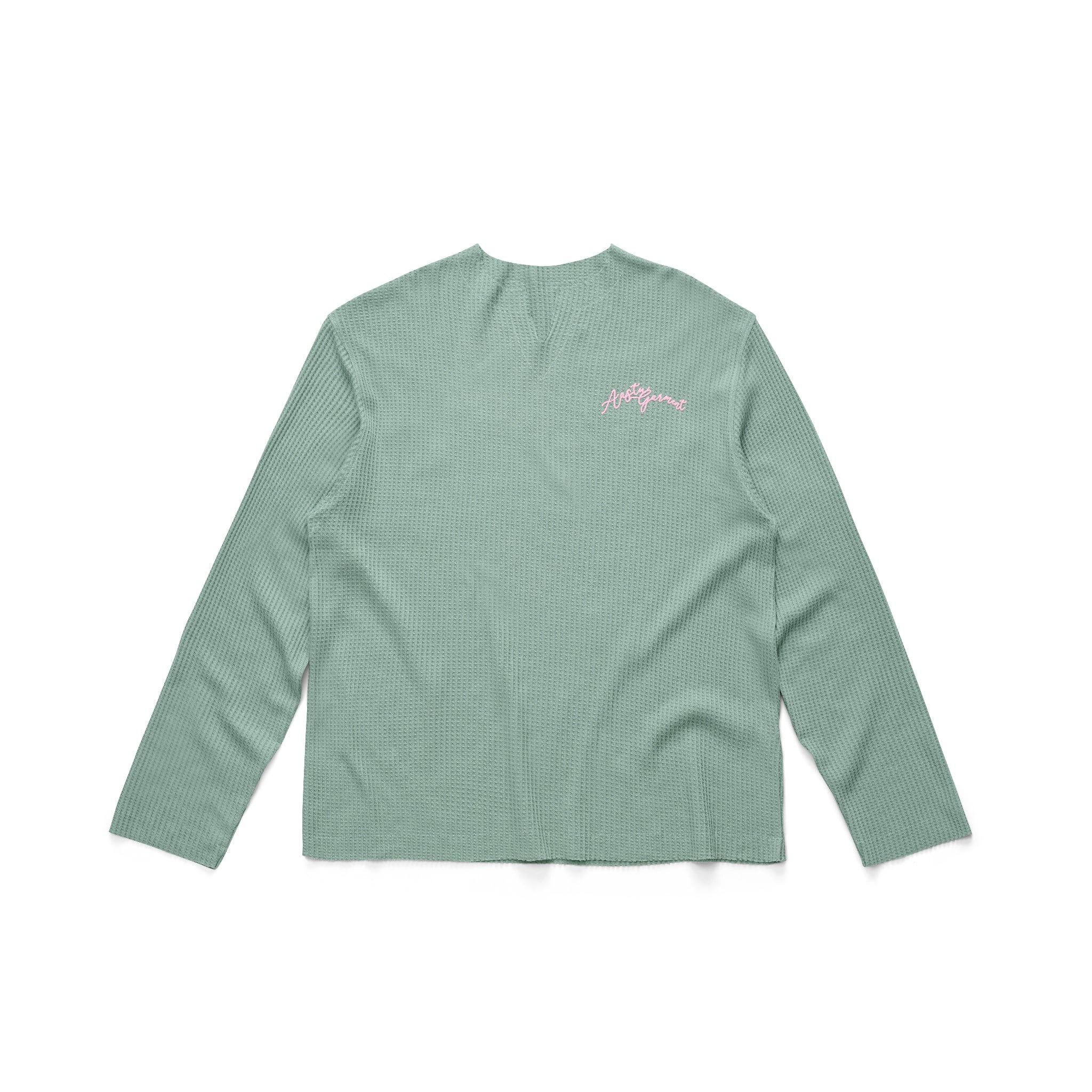  GARMENT WAFFLE LONG SLEEVE // AVOCADO 