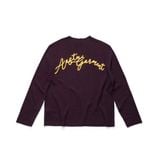  GARMENT WAFFLE LONG SLEEVE // RED RUM 