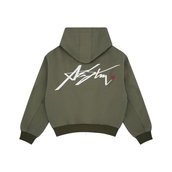  AA SIGNATURE CANVAS JACKET // OLIVE 