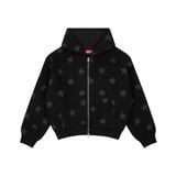  AA SUPERSTAR DENIM HOODIE // BLACK 