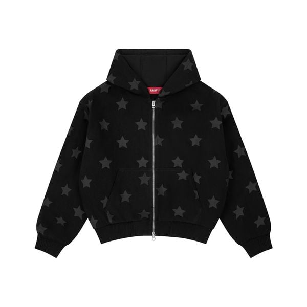  AA SUPERSTAR DENIM HOODIE // BLACK 