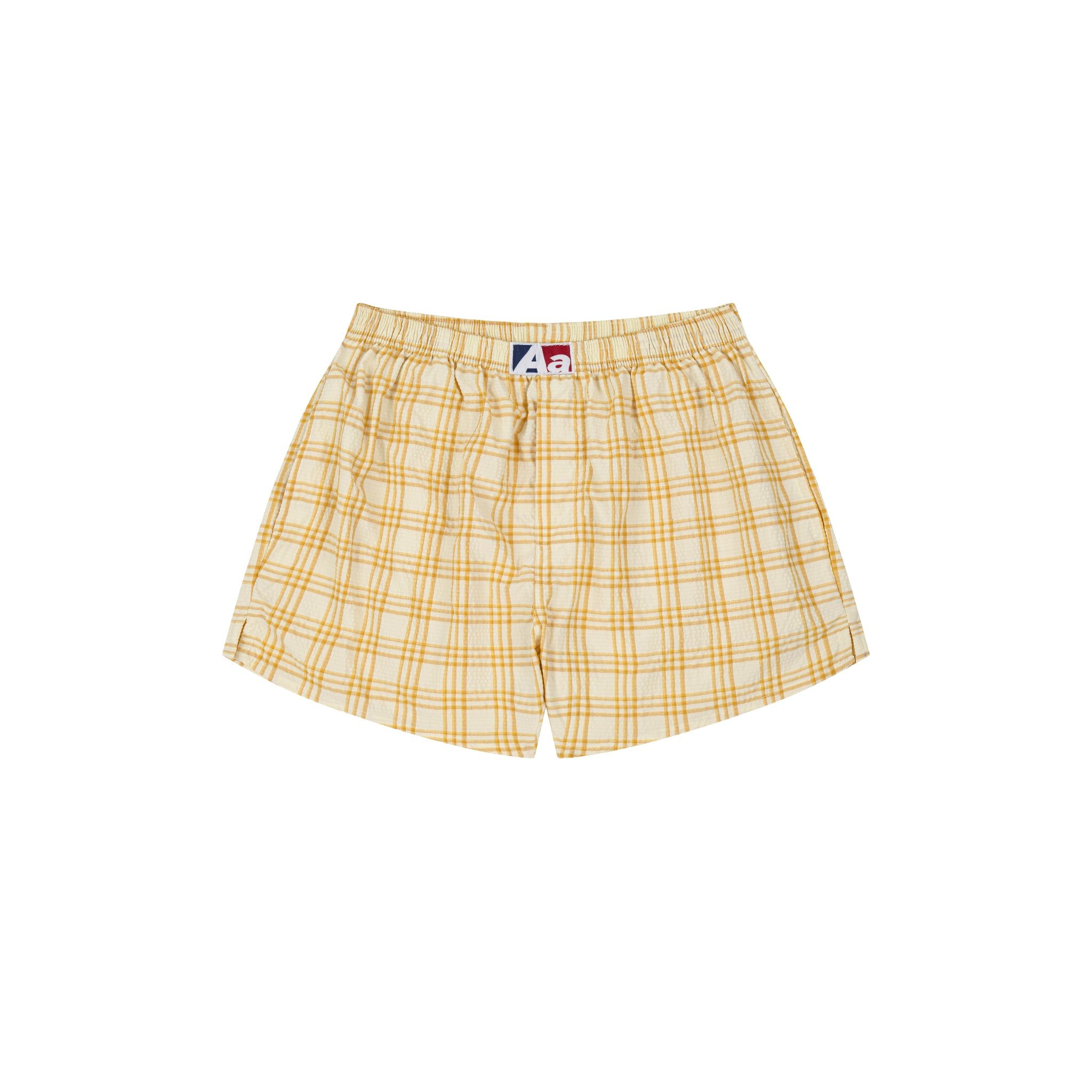  AA STRIPED TRUNK UNDERWEAR // YELLOW 