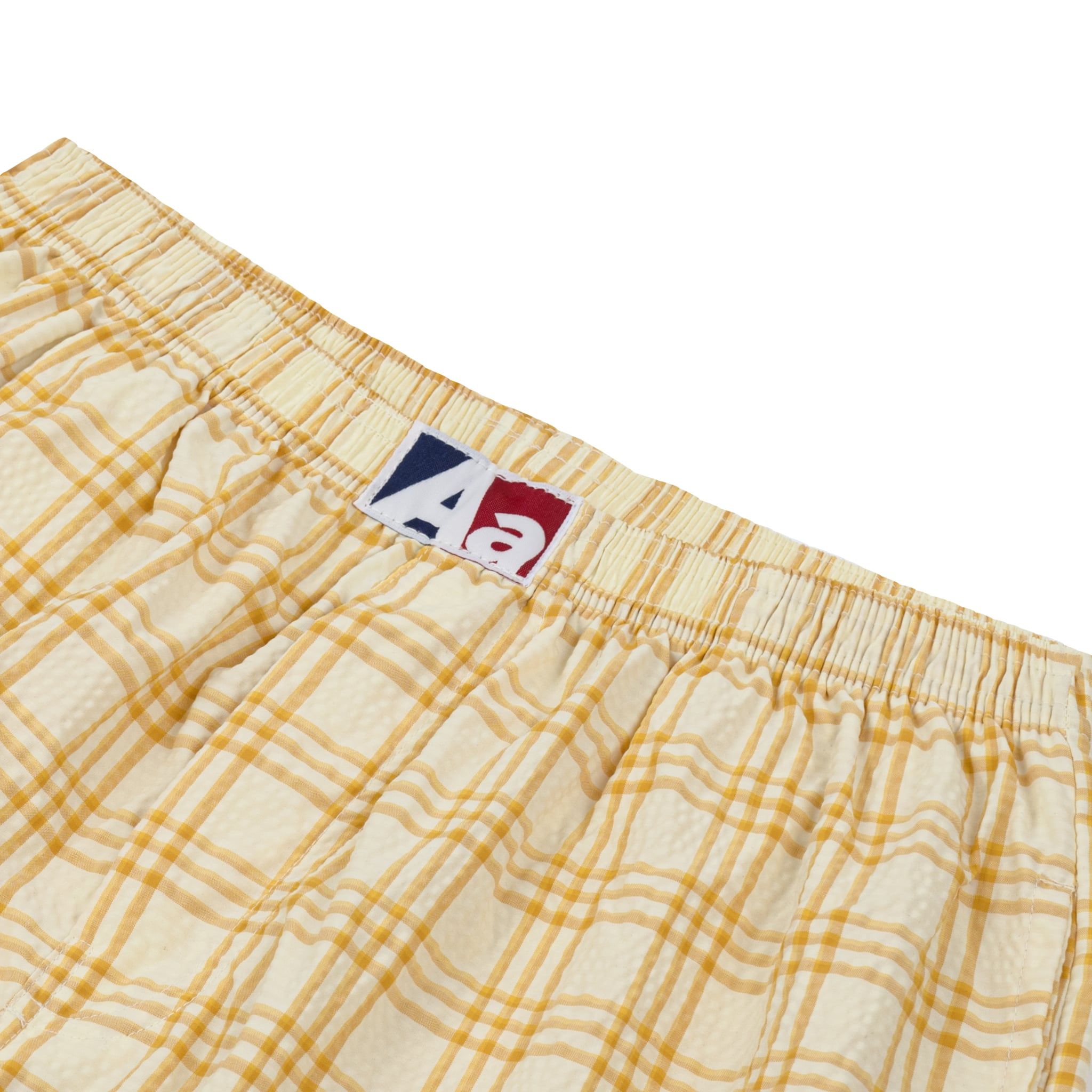 AA STRIPED TRUNK UNDERWEAR // YELLOW 