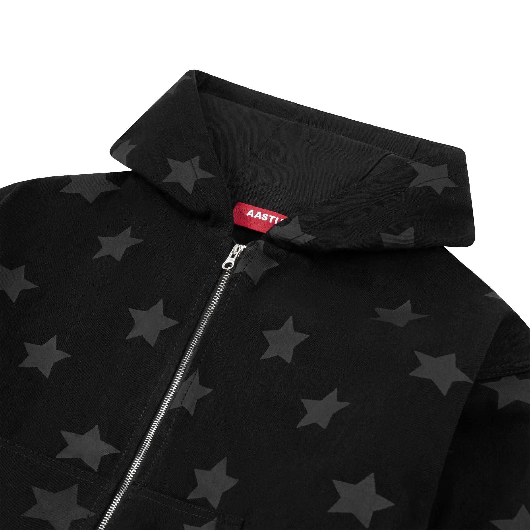  AA SUPERSTAR DENIM HOODIE // BLACK 