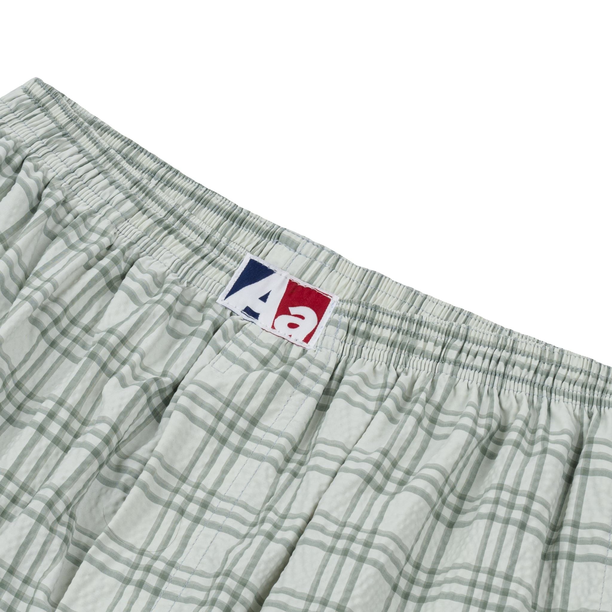  AA STRIPED TRUNK UNDERWEAR // GREEN 
