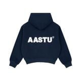  AASTU LOGO HOODIE VJPPRO ZIP // NAVY 
