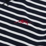  AASTU SIGNATURE STRIPED BLACK TEE  // WHITE 
