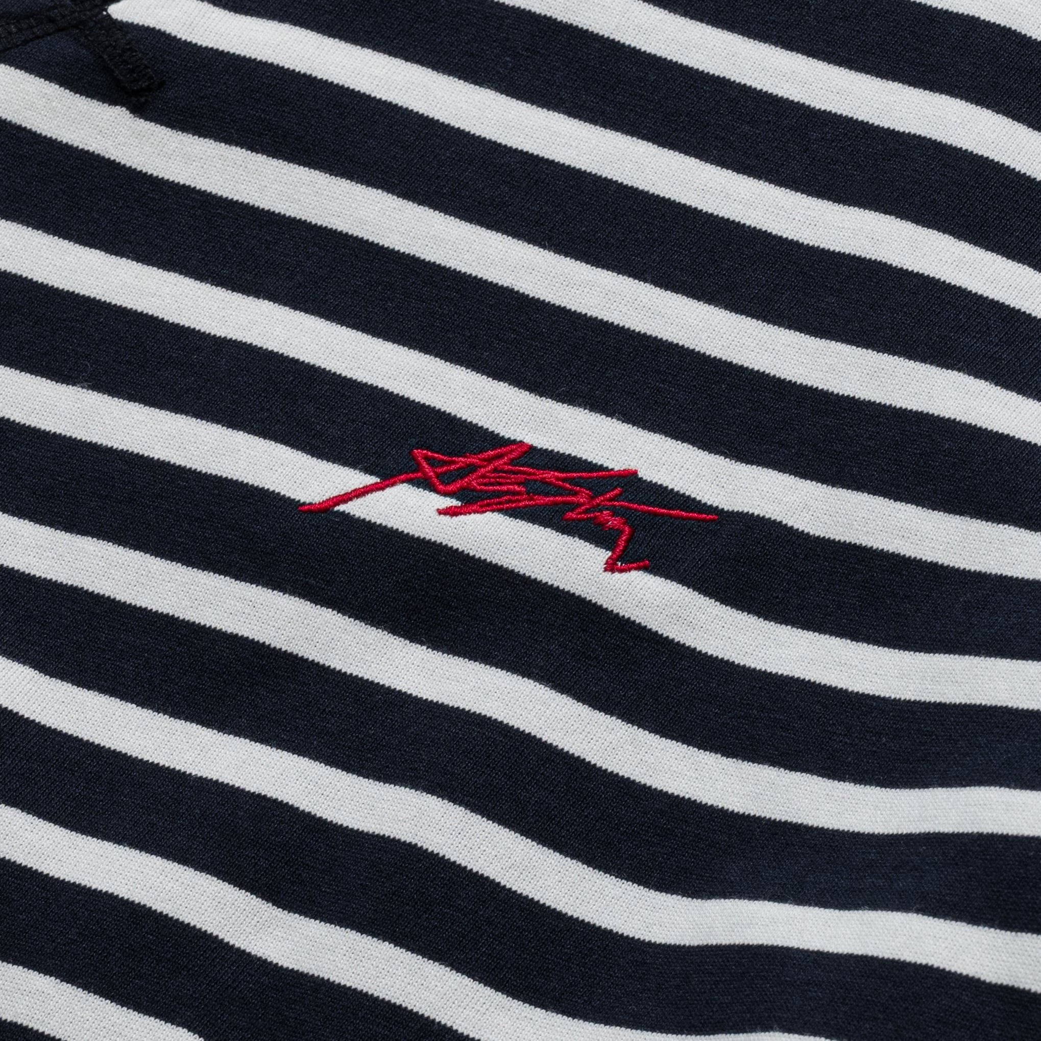  AASTU SIGNATURE STRIPED BLACK LONG SLEEVE  // WHITE 