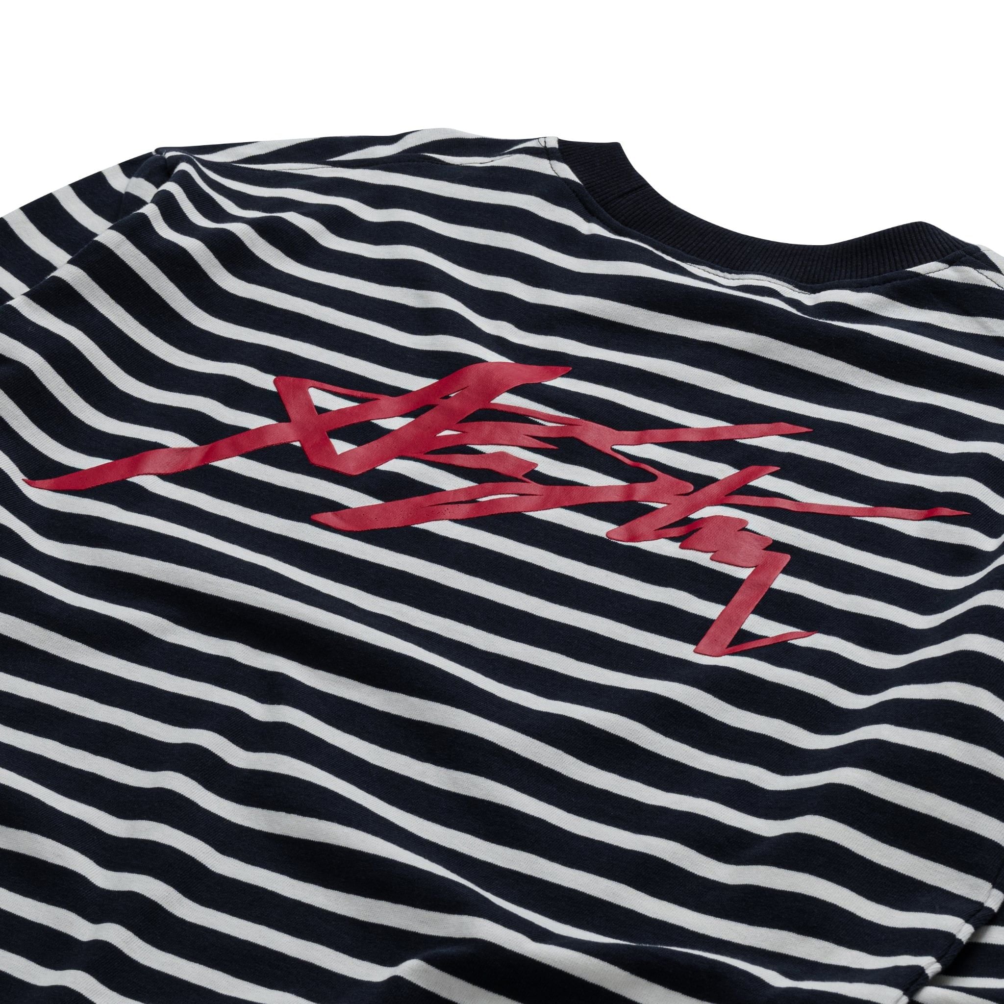  AASTU SIGNATURE STRIPED BLACK LONG SLEEVE  // WHITE 