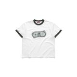 DOLLAR BOY RINGER SLUB TEE // WHITE 