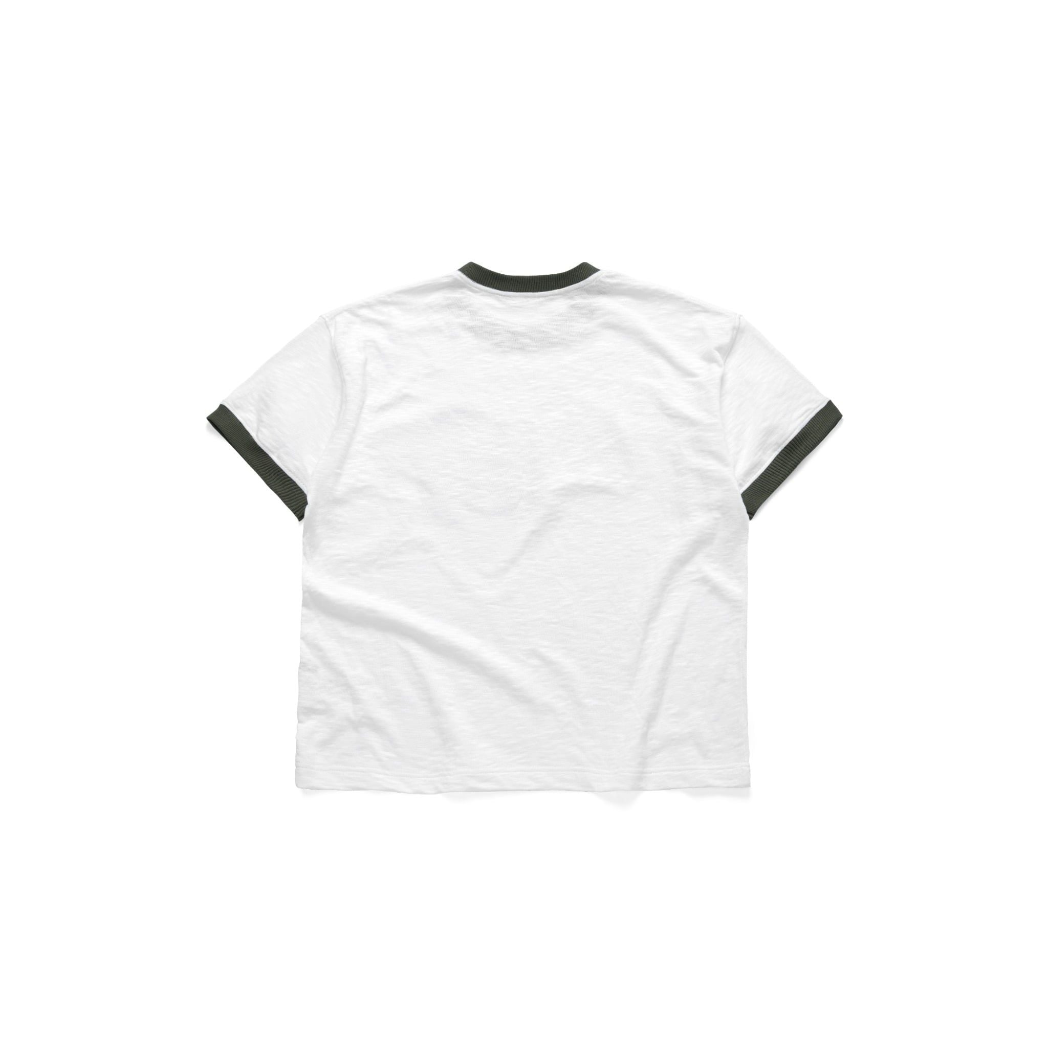  DOLLAR BOY RINGER SLUB TEE // WHITE 