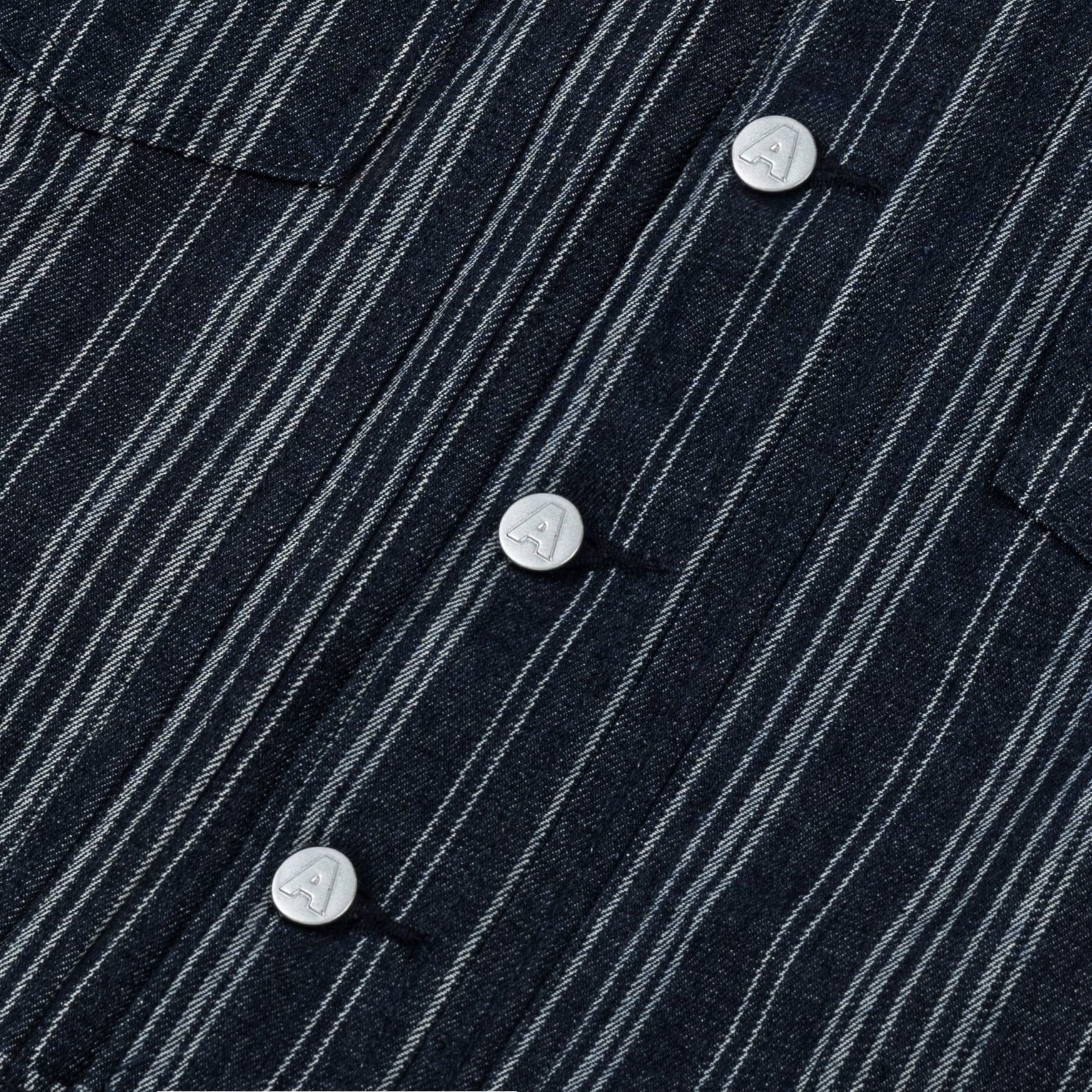  AA DENIM JACKET // BLUE STRIPED 