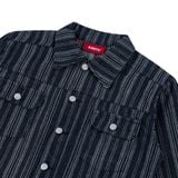  AA DENIM JACKET // BLUE STRIPED 