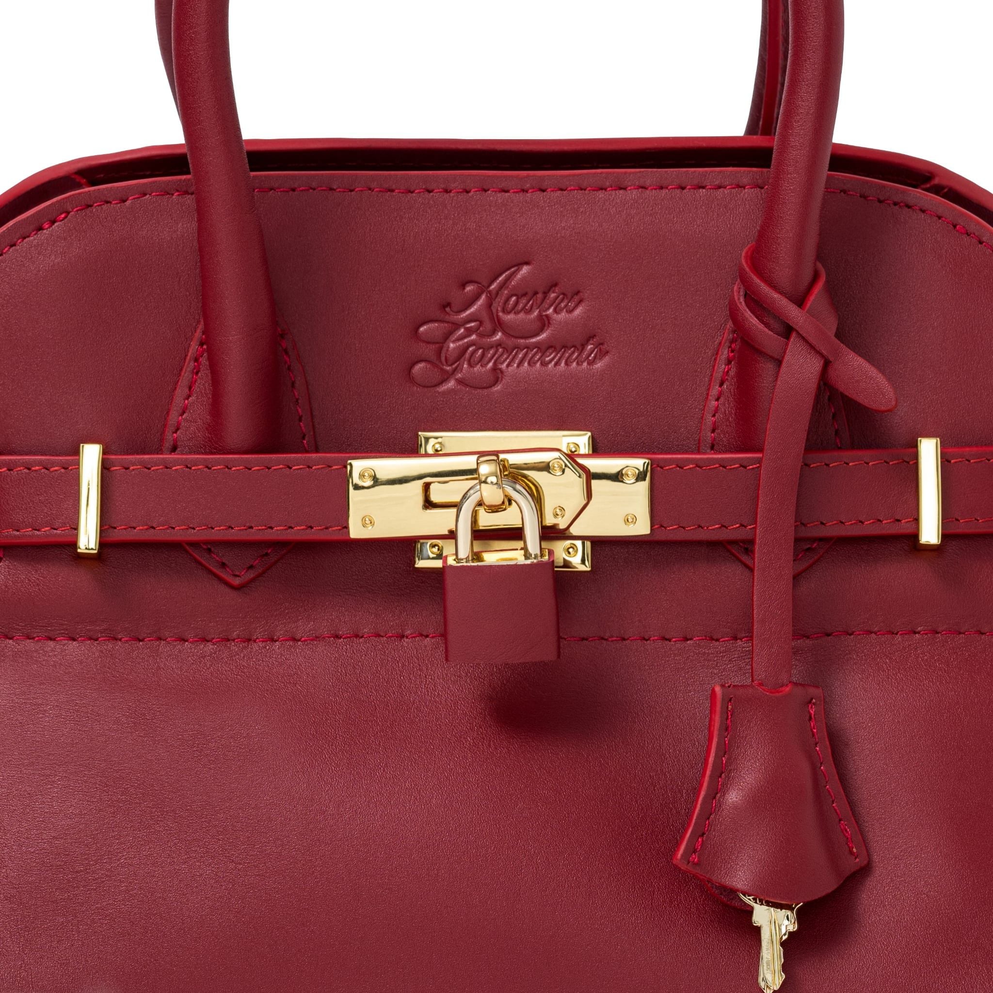  AASTU CARRYALL BAG // RED SMOOTH 