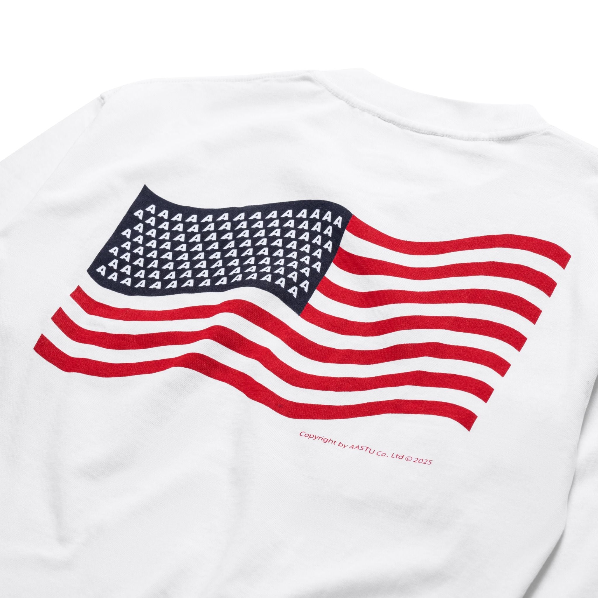  AASTU FLAG V2 LONG SLEEVE // WHITE 