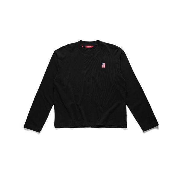  AASTU FLAG V2 LONG SLEEVE // BLACK 