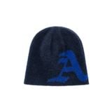  AA LOGO BEANIE // NAVY 