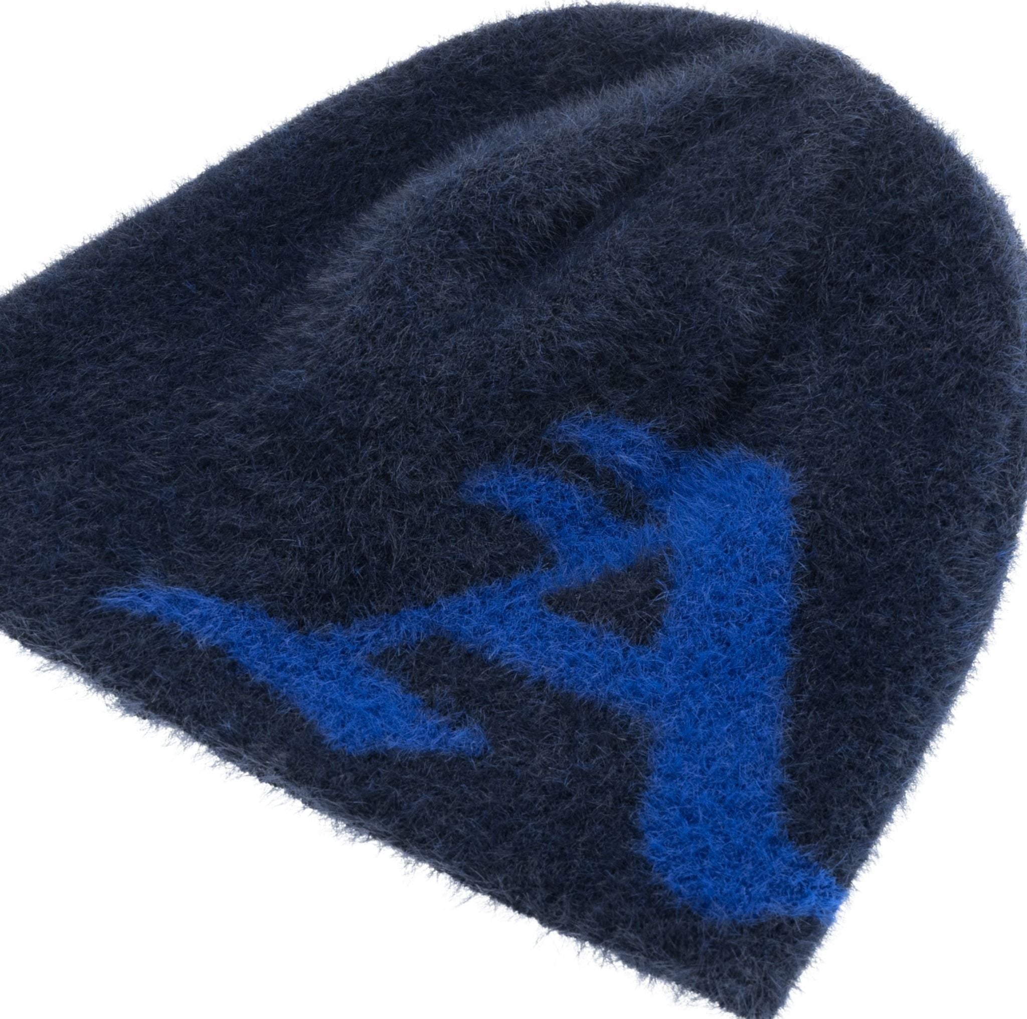  AA LOGO BEANIE // NAVY 