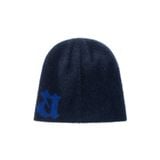  AA LOGO BEANIE // NAVY 