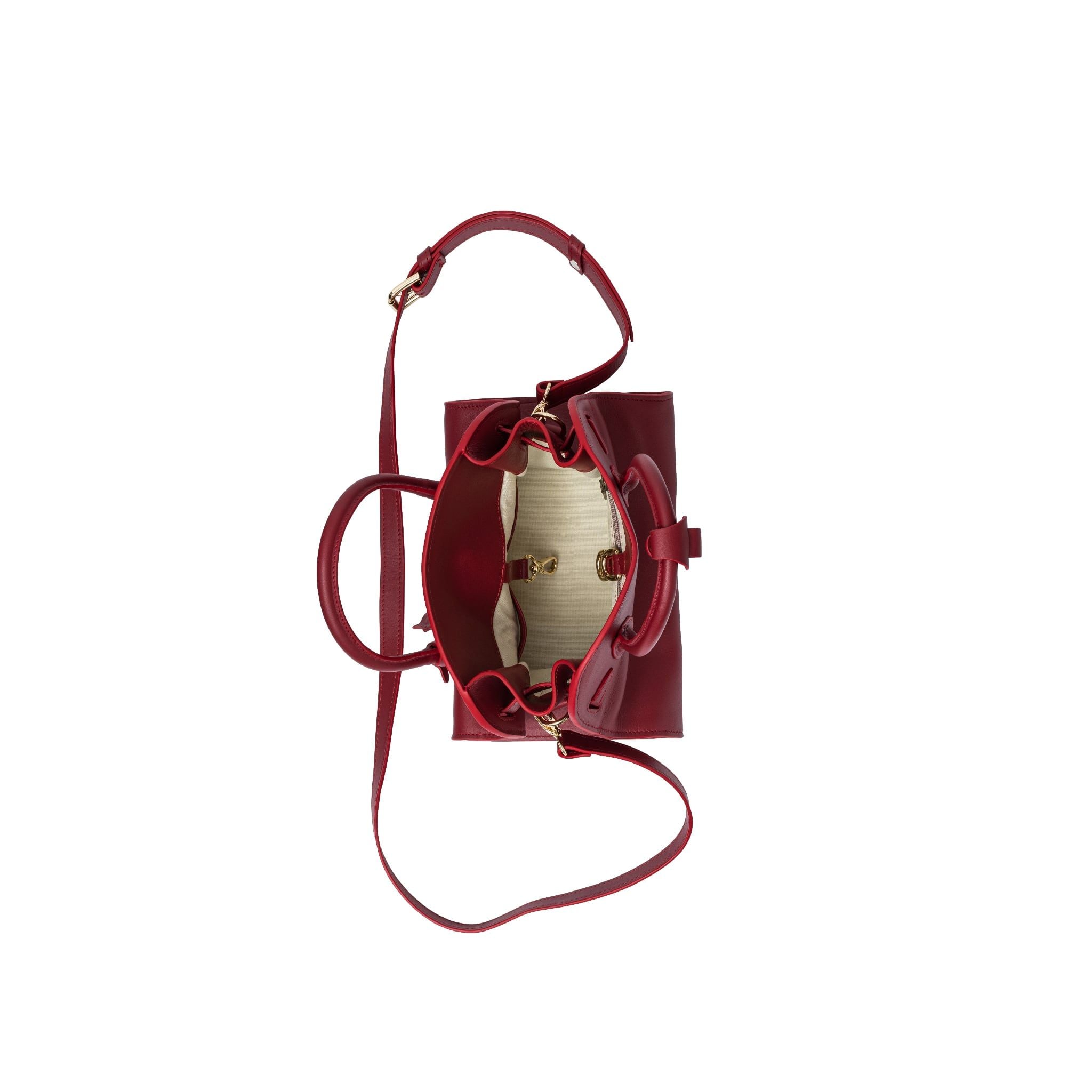  AASTU CARRYALL BAG // RED SMOOTH 