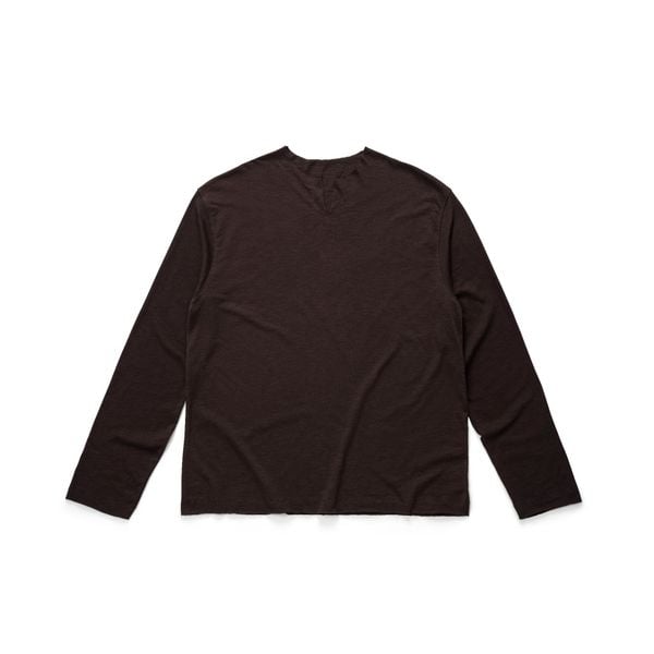  AASTU.CO SLUB LONG SLEEVE // BROWN 
