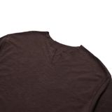  AASTU.CO SLUB LONG SLEEVE // BROWN 