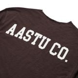  AASTU.CO SLUB LONG SLEEVE // BROWN 