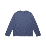  AASTU.CO SLUB LONG SLEEVE // MIST BLUE 