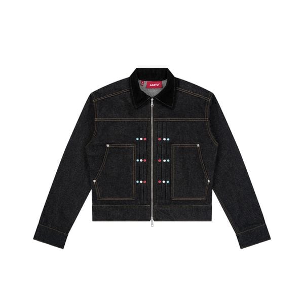  AA RAW DENIM JACKET V2 // BLACK 