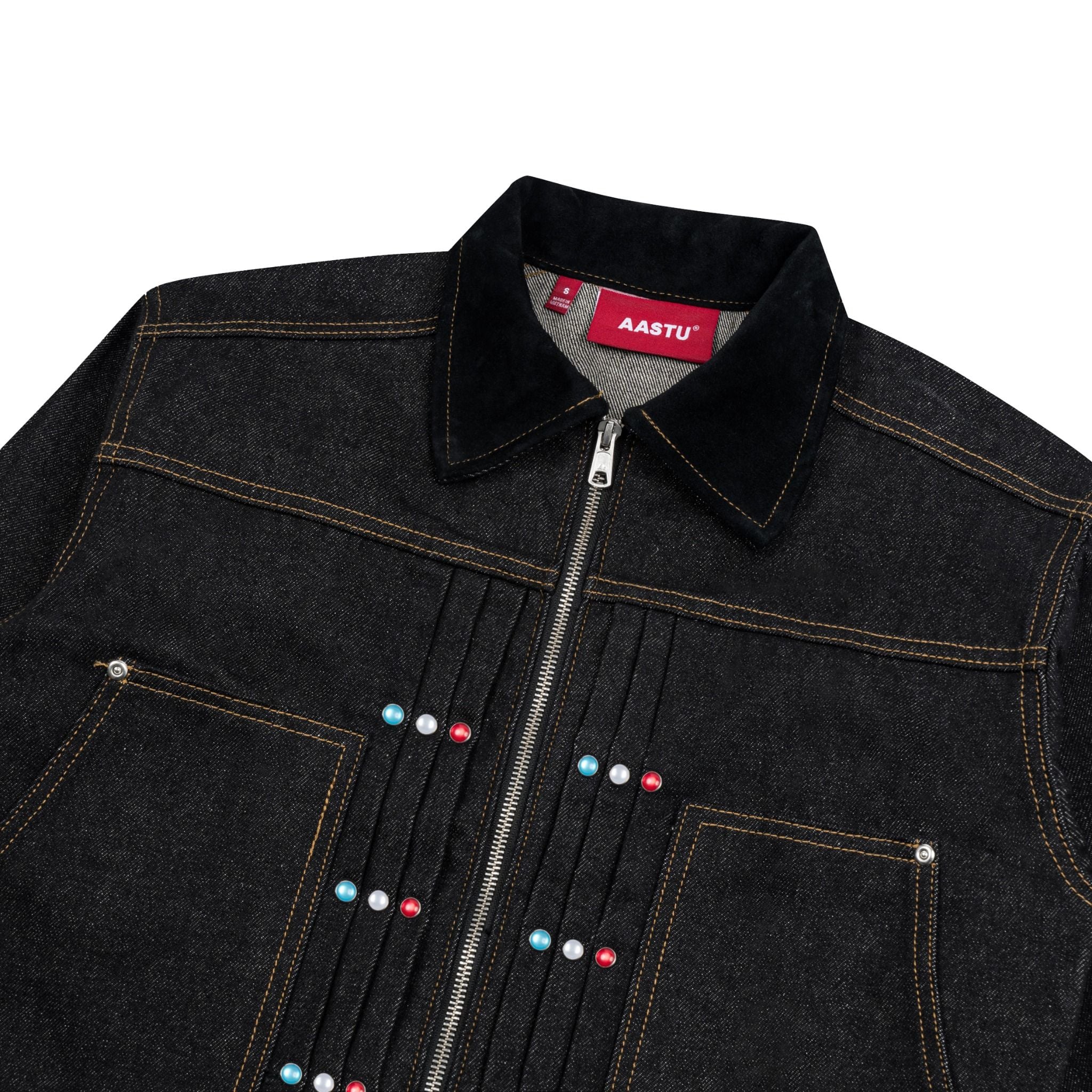  AA RAW DENIM JACKET V2 // BLACK 
